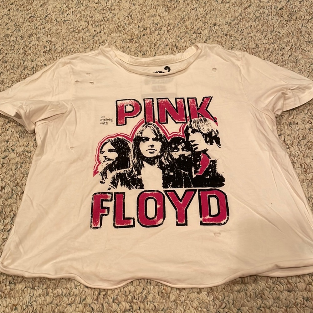 pink floyd crop tshirt